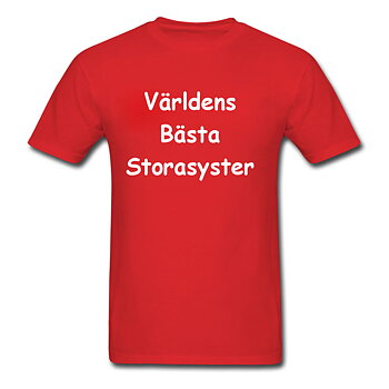 Barn t-shirt - Världens bästa storasyster