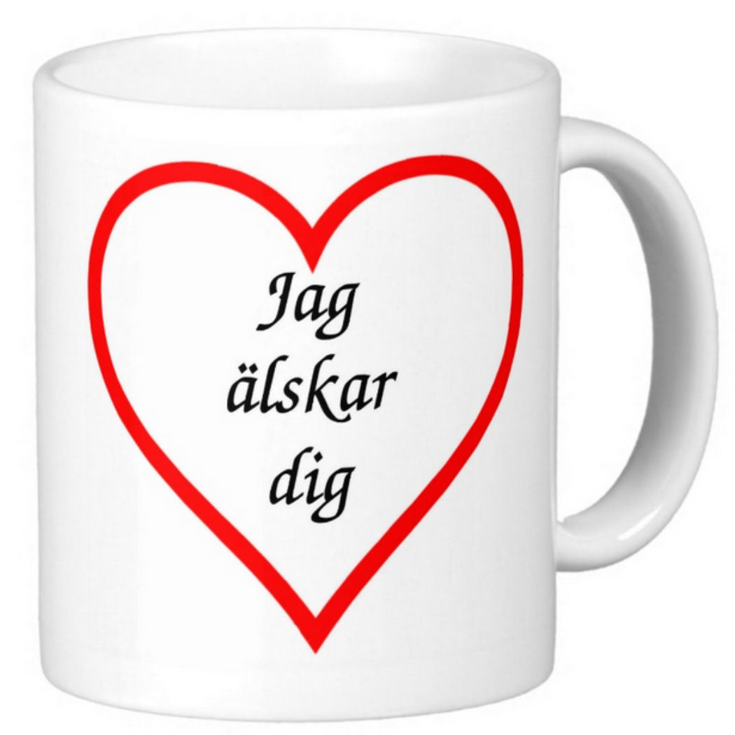 Mugg - Jag älskar dig