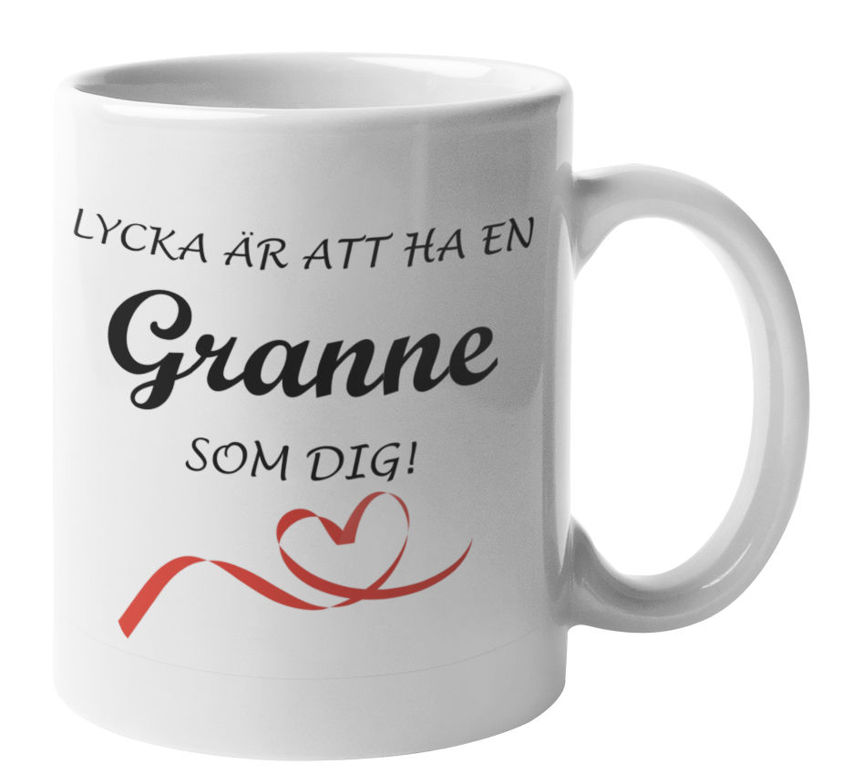 Mugg - Lycka är att ha en granne som dig