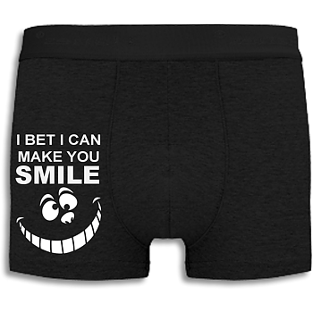 Boxershorts - I bet I can make you smile