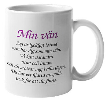 Mugg - Min vän
