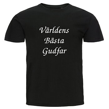 T-shirt - Världens Bästa Gudfar
