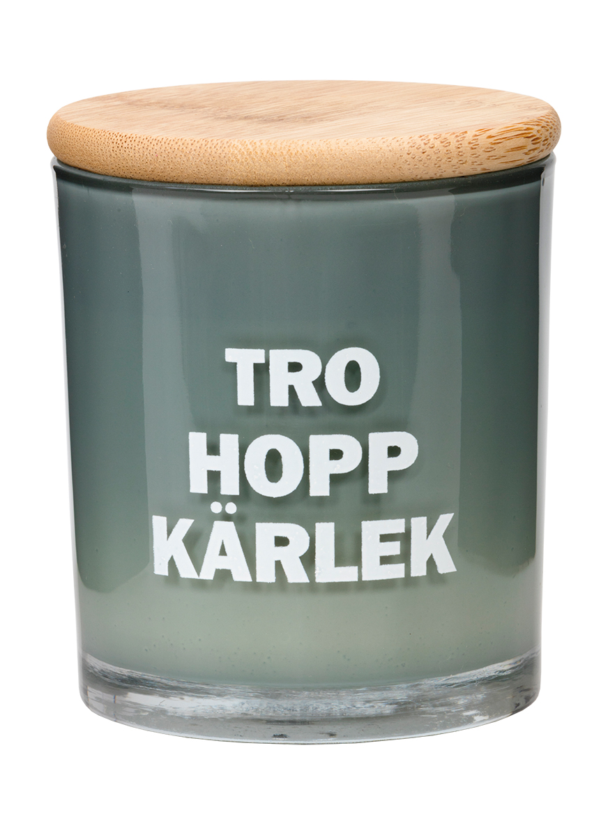 Doftljus, Scented Candle - Tro hopp kärlek