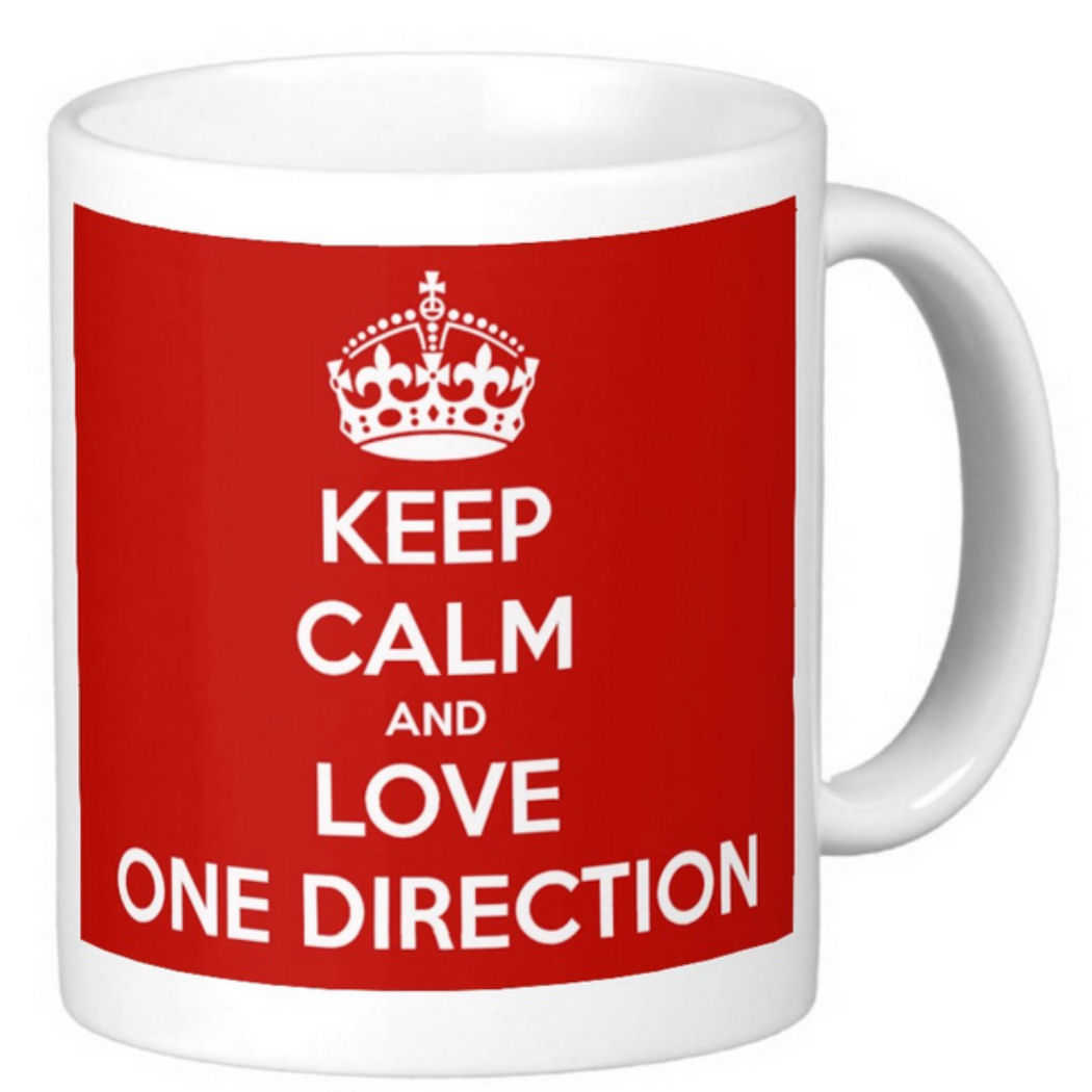 Mugg - Keep calm and love One Direction