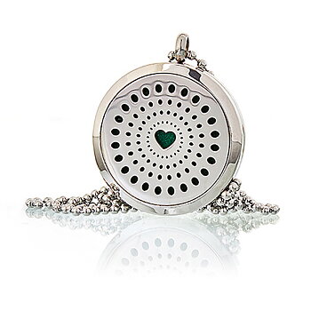 Halsband Aromadiffuser - Diamonds Hearts