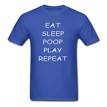 Barn T-shirt - Eat, sleep, play, poop, repeat