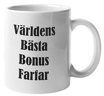 Mugg - Världens bästa bonusfarfar