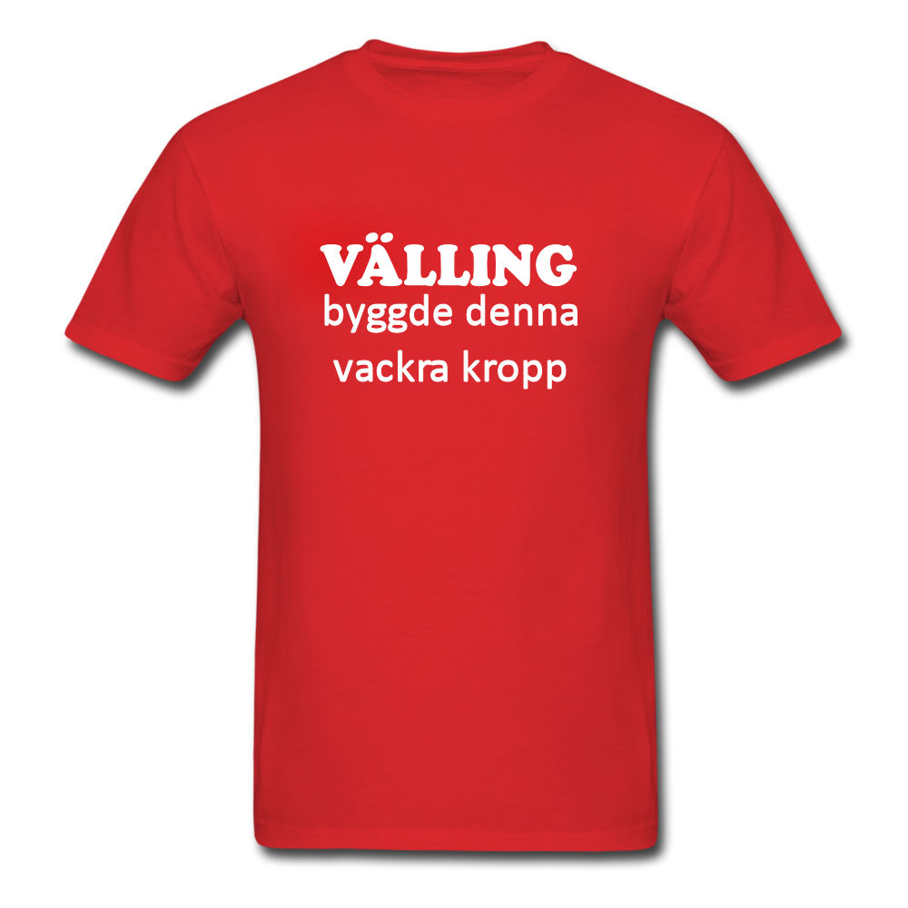 Barn T-shirt - Välling byggde denna vackra kropp - 2