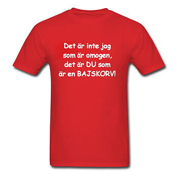 Barn T-shirt - Det är inte jag som är omogen
