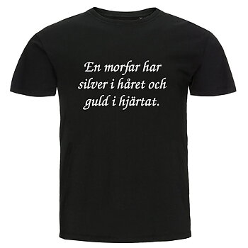 T-shirt -  En morfar har silver i håret