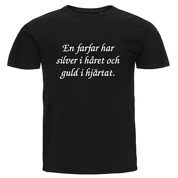 T-shirt -  En farfar har silver i håret