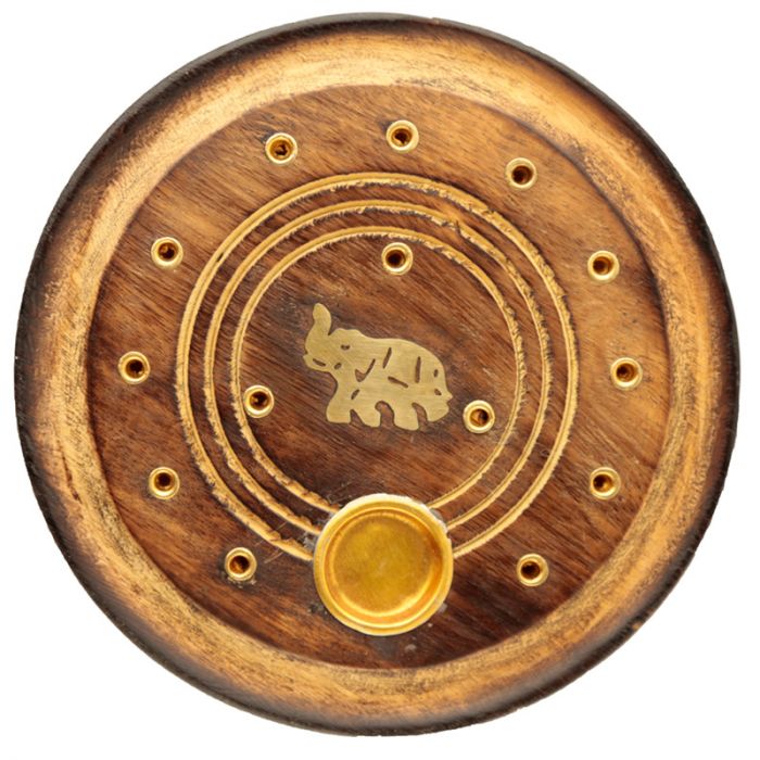 Rökelsehållare - Rund, Elefant