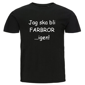 T-shirt - Jag ska bli farbror...igen!