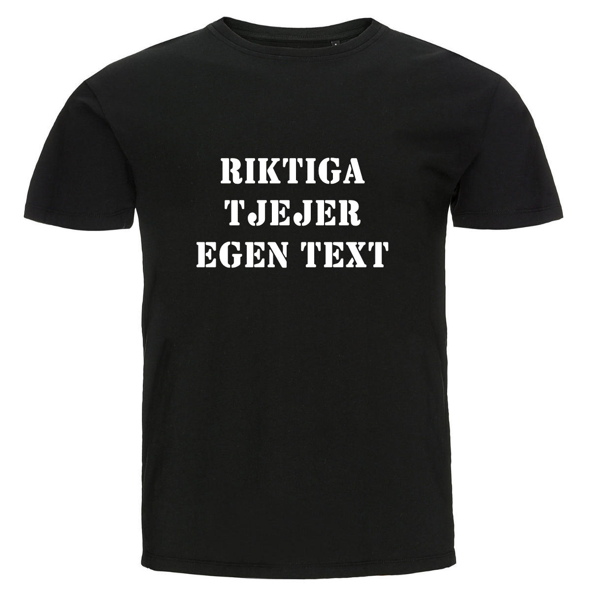 T-shirt - Riktiga tjejer egen text