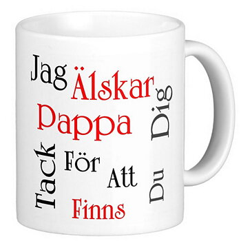 Mugg - Jag älskar dig pappa