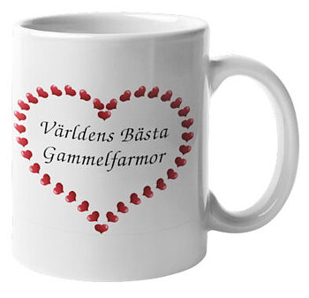 Mugg - Världens bästa gammelfarmor