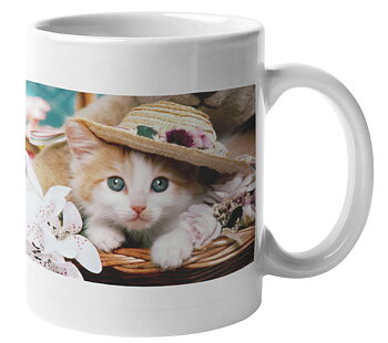Mugg - Katt med hatt