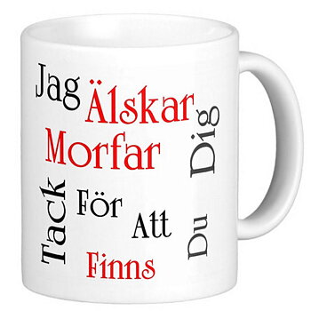 Mugg - Jag älskar dig morfar