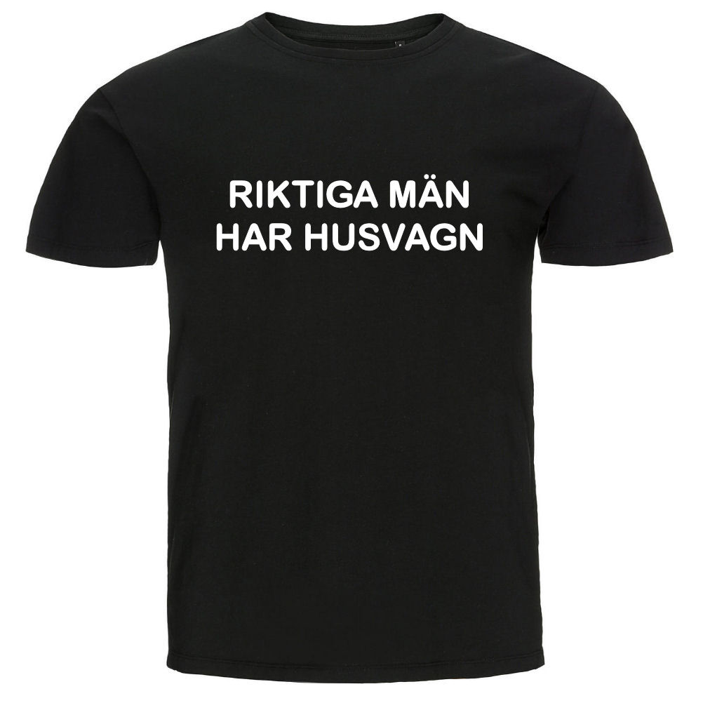 T-shirt - Riktiga män har husvagn