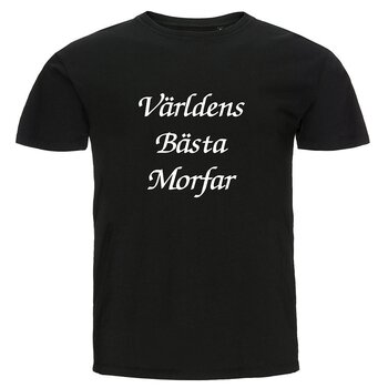 T-shirt - Världens bästa morfar