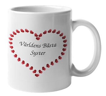 Mugg - Världens bästa syster