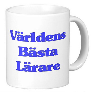 Mugg - Världens bästa lärare