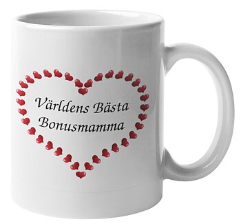 Mugg - Världens bästa bonusmamma