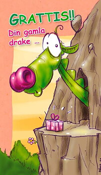 Grattis kort - Grattis din gamla drake
