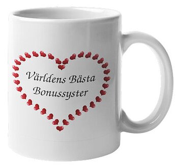 Mugg - Världens bästa bonussyster