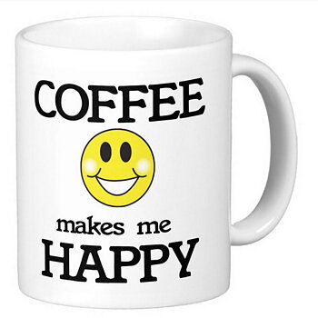 Mugg - Coffee makes me happy