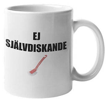 Mugg - Ej självdiskande