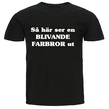 T-shirt - Så här ser en blivande farbror ut