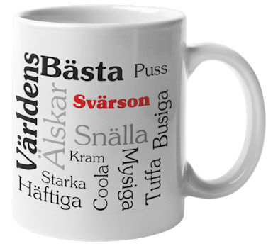 Mugg - Världens bästa svärson