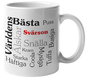Mugg - Världens bästa svärson
