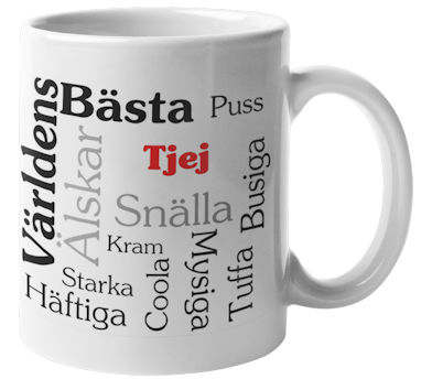 Mugg - Världens bästa tjej