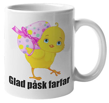 Mugg - Glad påsk farfar