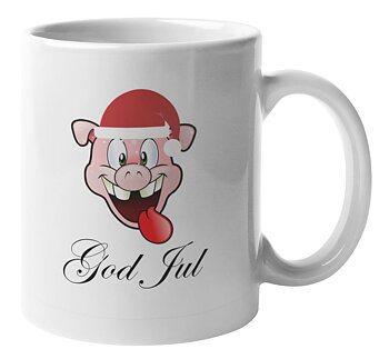 Mugg - God Jul, Gris