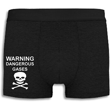 Boxershorts - Warning dangerous gases
