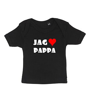 Baby T-shirt - Jag älskar pappa, 0-6 mån