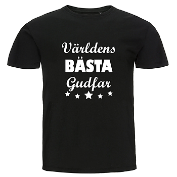T-shirt - Världens Bästa Gudfar