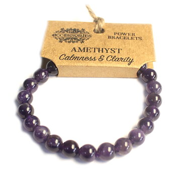 Armband, Power Bracelet - Amethyst