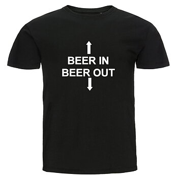 T-shirt - Beer in, beer out