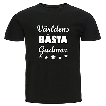 T-shirt - Världens Bästa Gudmor