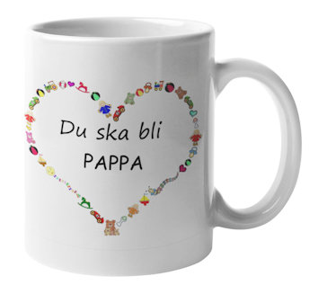 Mugg - Du ska bli pappa