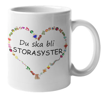 Mugg - Du ska bli storasyster