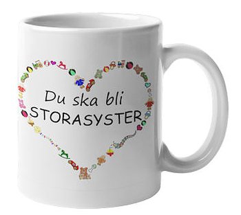 Mugg - Du ska bli storasyster
