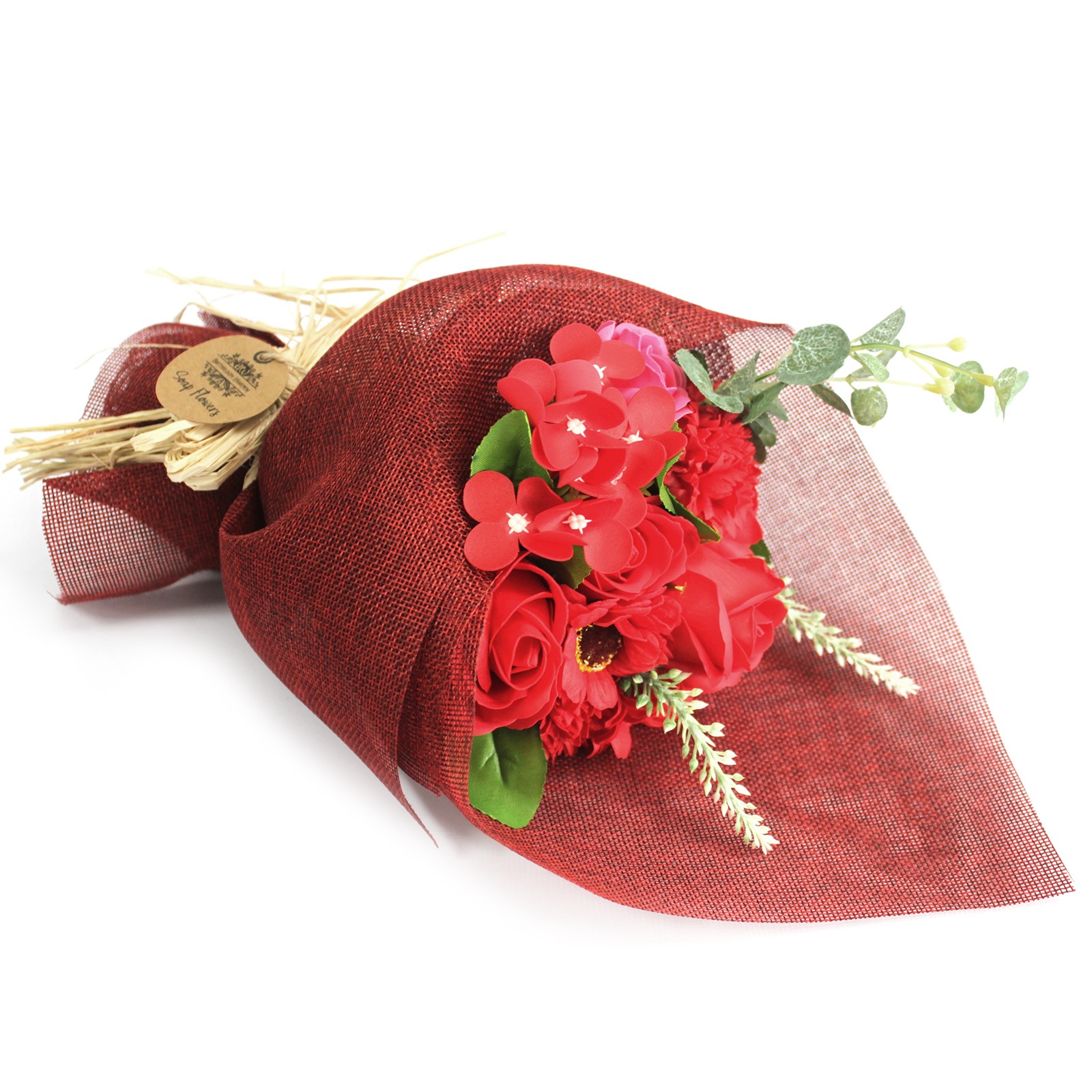 Tvålblommor - Röd bukett - 2