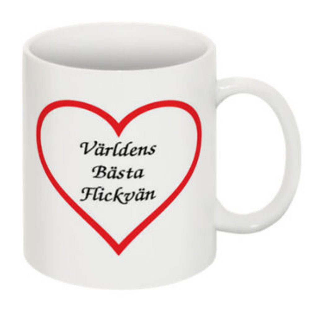 Mugg - Världens bästa flickvän