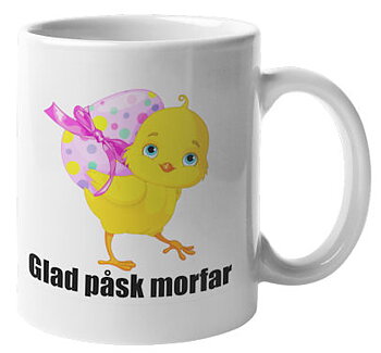 Mugg - Glad påsk morfar