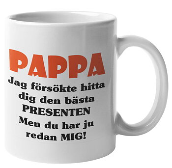 Mugg - Pappa presenten